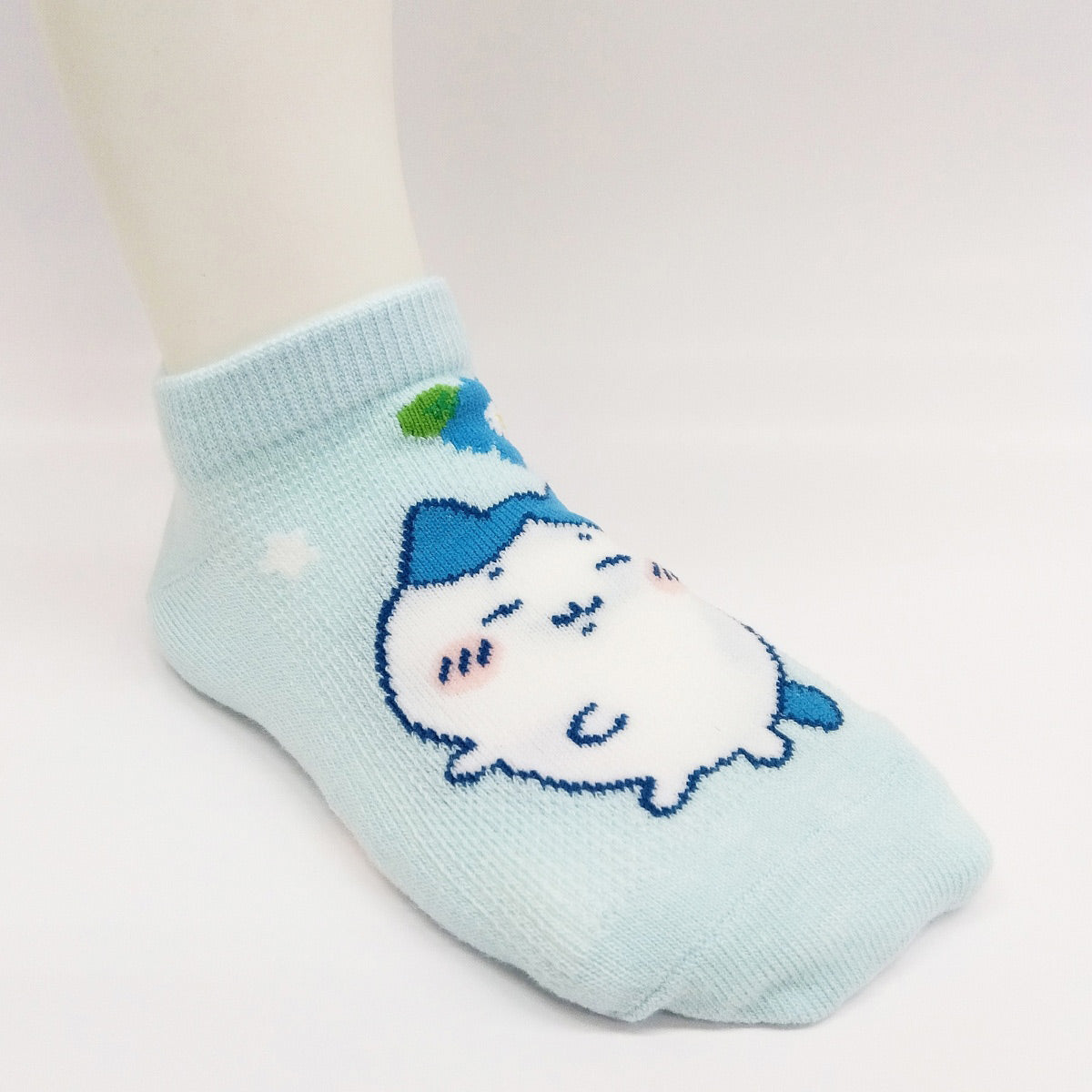 吉伊卡哇 網眼運動襪（小八貓・夏威夷風）