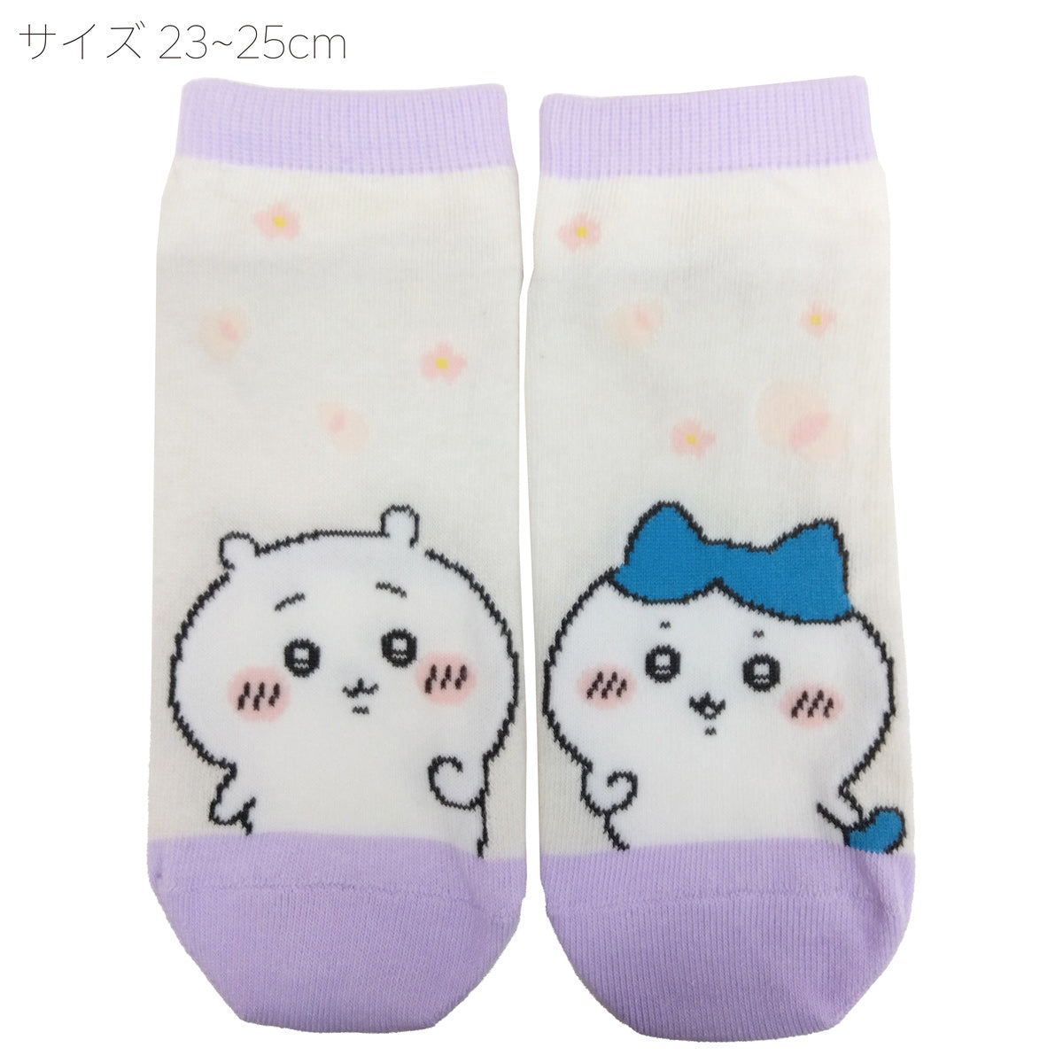 Chiikawa Sneaker-Length Socks (Chiikawa & Hachiware, Left & Right)