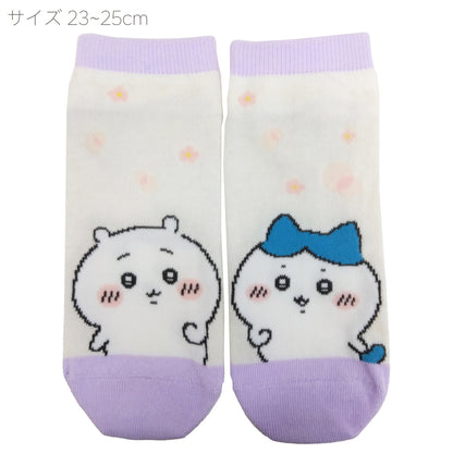 Chiikawa Sneaker-Length Socks (Chiikawa & Hachiware, Left & Right)