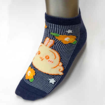 Chiikawa Mesh Sneaker Socks (Usagi Aloha / Men's)
