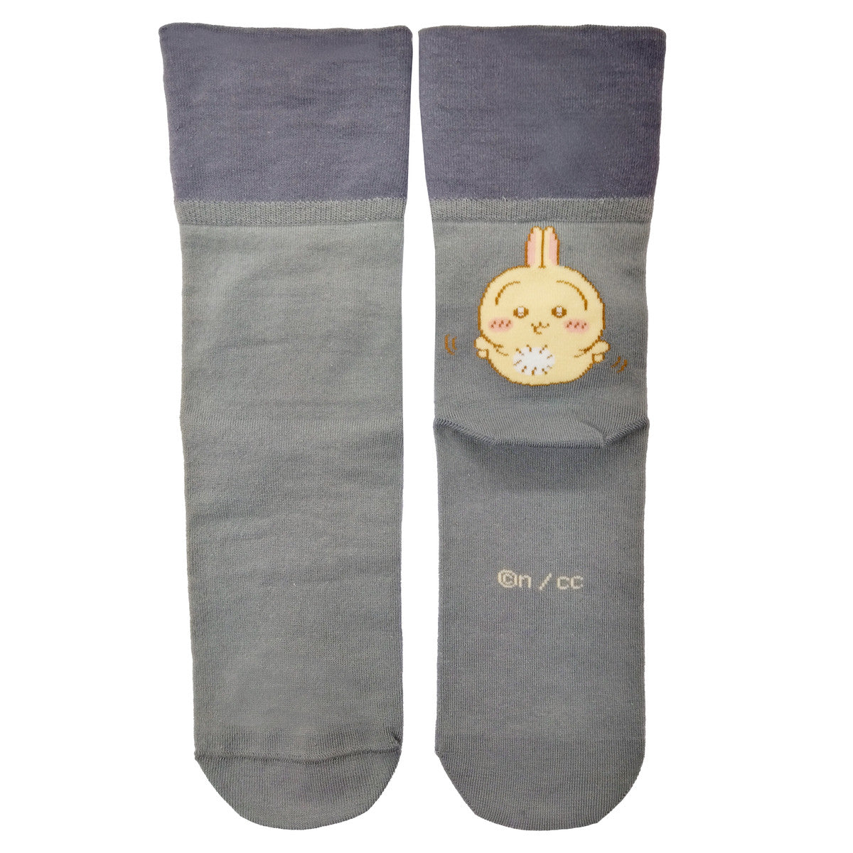 ちいかわ 折返しクルーソックス（うさぎ）レディース用