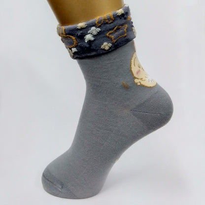 ちいかわ 折返しクルーソックス（うさぎ）レディース用