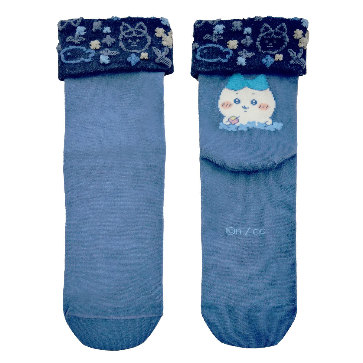 ちいかわ 折返しクルーソックス（ハチワレ）レディース用