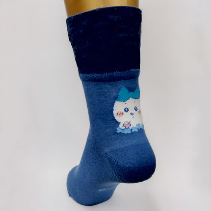 ちいかわ 折返しクルーソックス（ハチワレ）レディース用