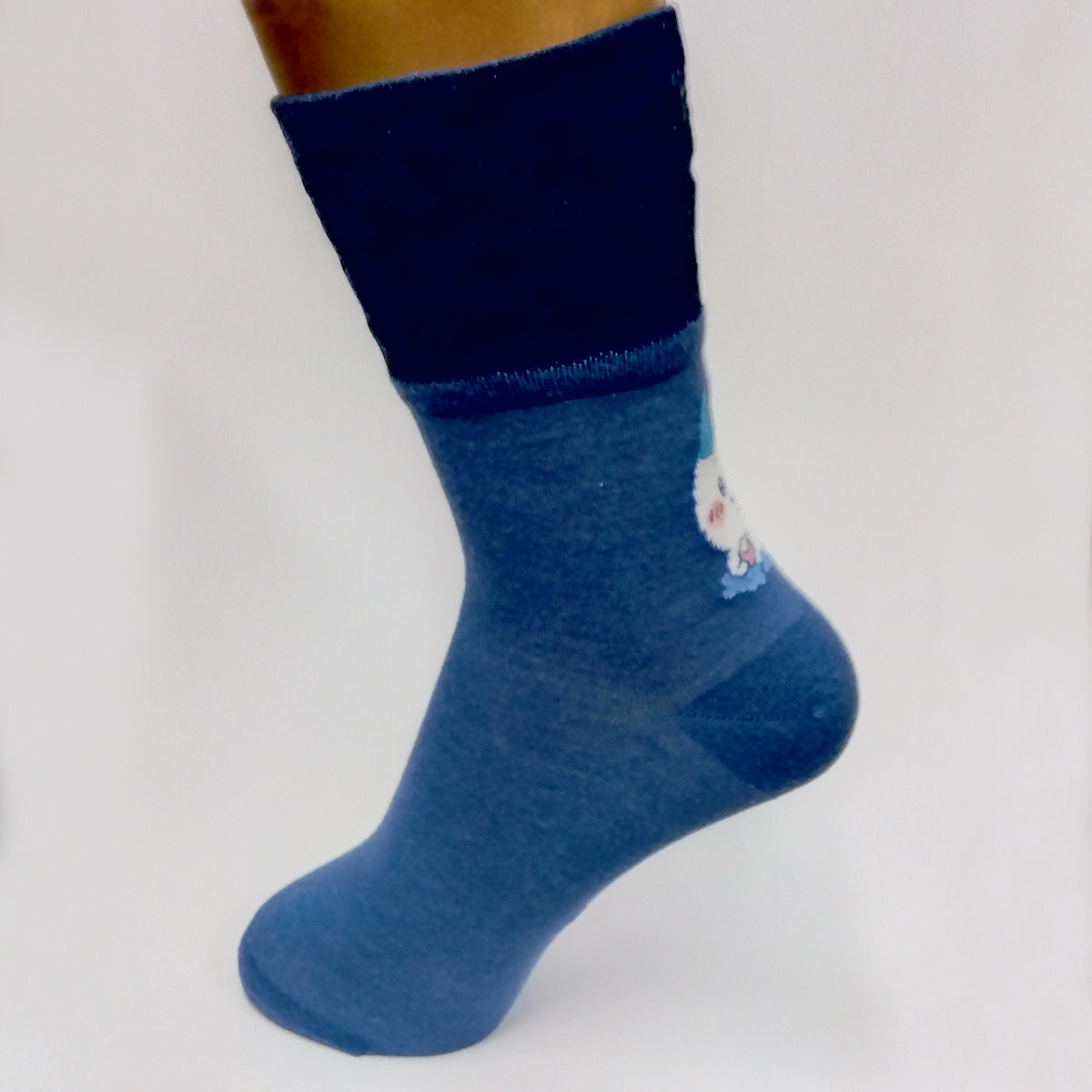 ちいかわ 折返しクルーソックス（ハチワレ）レディース用