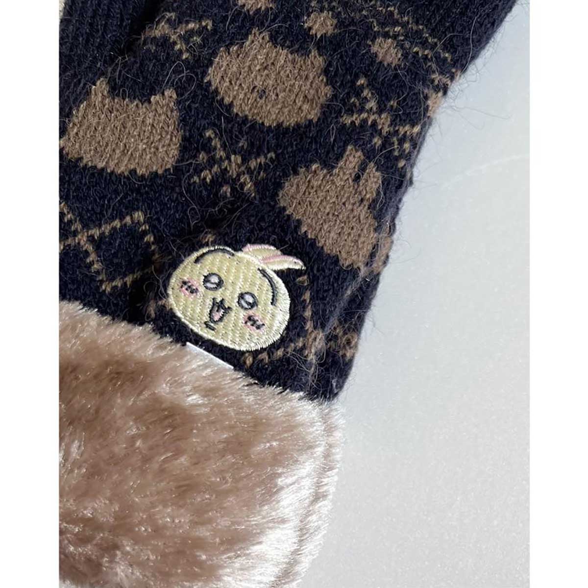 ちいかわ スマホ対応手袋（うさぎ ネイビー）