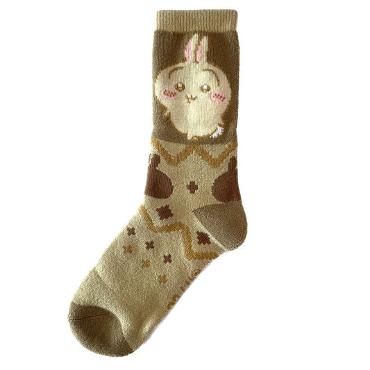 吉伊卡哇 温暖舒适的室内袜（乌萨奇）