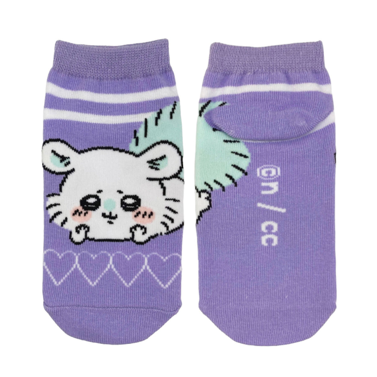 Chiikawa Socks (Momonga Heart) Junior Size