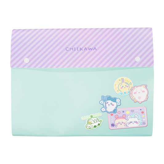 ちいかわ マルチポケットクリアファイル（ワッペン風）