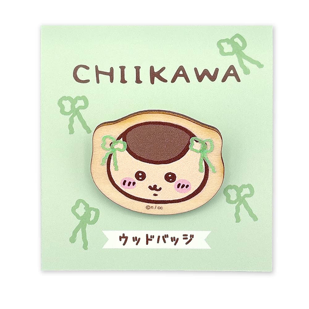 ちいかわ ウッドバッジ（くりまんじゅう2）
