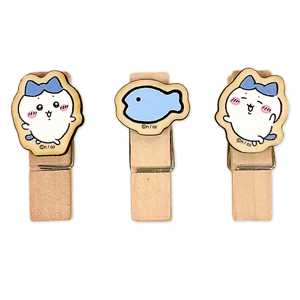 ちいかわ ウッドクリップ（ハチワレ）