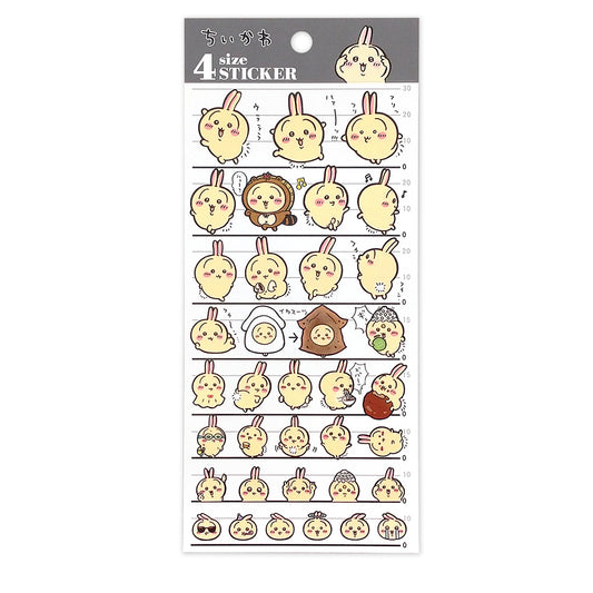 Chiikawa 4-Size Sticker (Usagi)