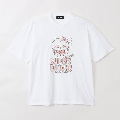 吉伊卡哇 超魔法吉伊卡哇 大号T恤 SUPER PINCH！ 白色