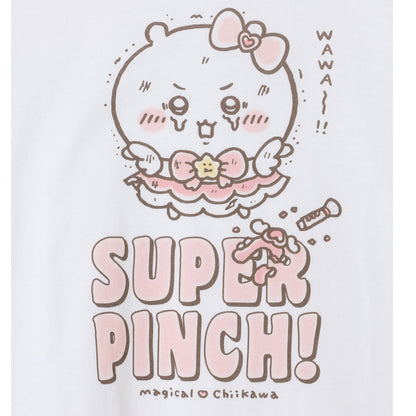 吉伊卡哇 超魔法吉伊卡哇 大号T恤 SUPER PINCH！ 白色