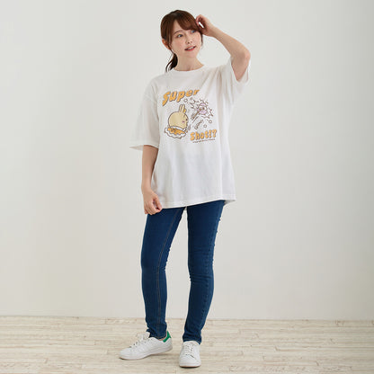 吉伊卡哇 超魔法吉伊卡哇 大T恤 Super Shot！？ 白色