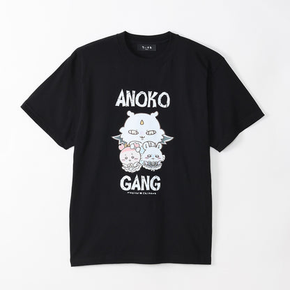 吉伊卡哇 超魔法吉伊卡哇 T恤 ANOKO GANG 黑色
