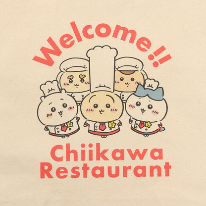 ちいかわ ちいかわレストラン トートバッグ Welcome ナチュラル