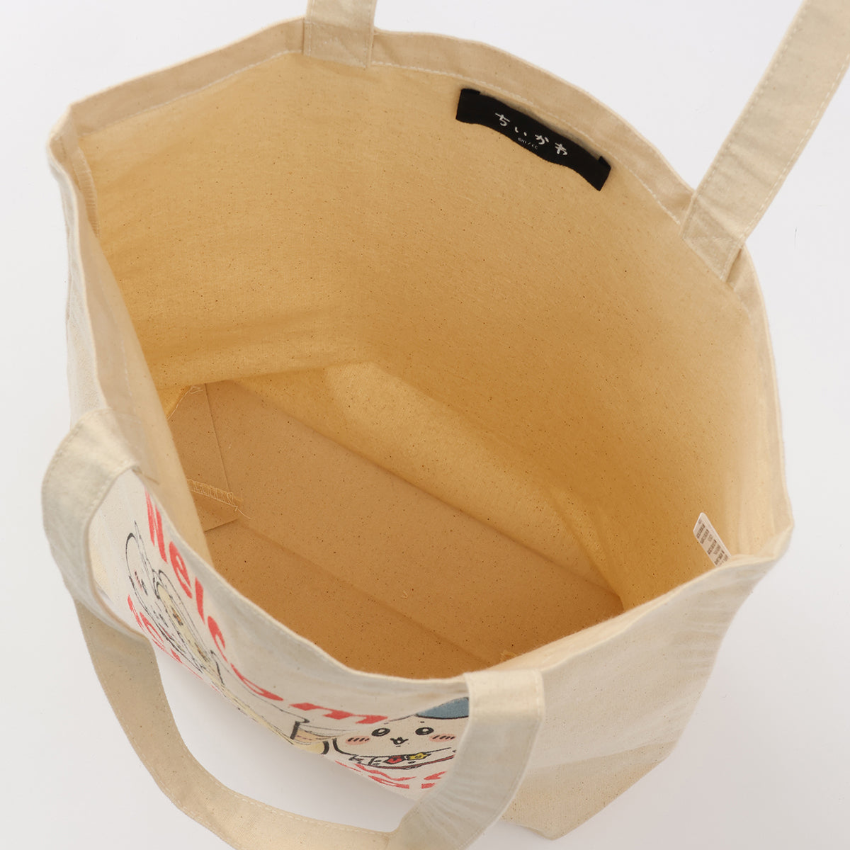 ちいかわ ちいかわレストラン トートバッグ Welcome ナチュラル