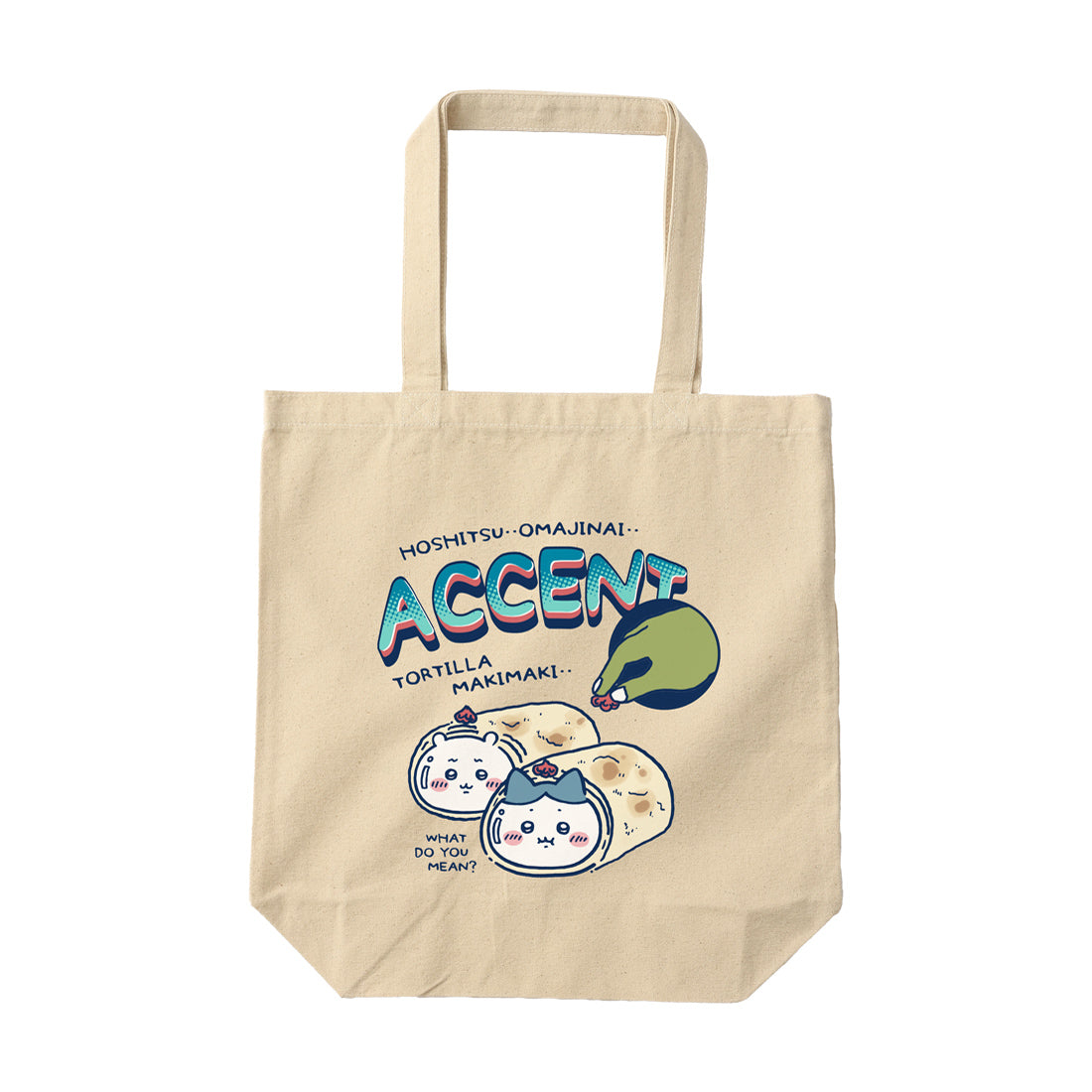 Chiikawa Chiikawa Restaurant Tote Bag (ACCENT) Natural