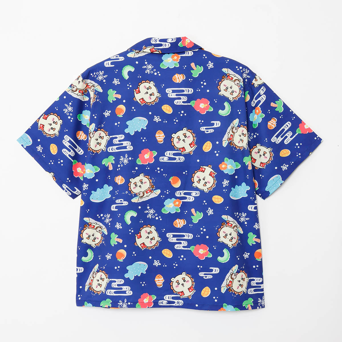 Chiikawa Shisa's Souvenir Shop Aloha Shirt Shisa Navy