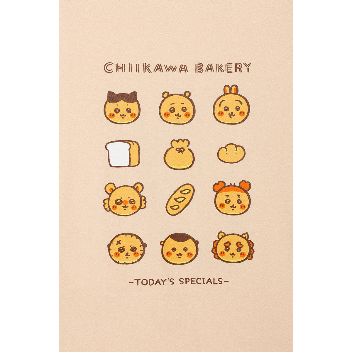 ちいかわ ちいかわベーカリー Tシャツ CHIIKAWA BAKERY ナチュラル