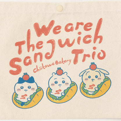 吉伊卡哇 吉伊卡哇面包店 小包 三明治三人组 自然色