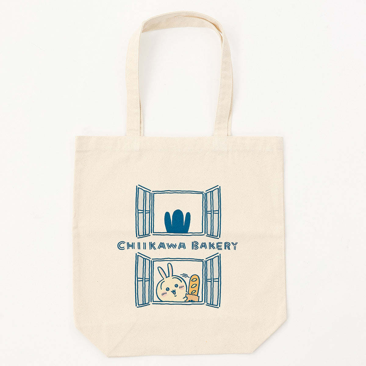 ちいかわ ちいかわベーカリー トートバッグ 窓からチラッと ナチュラル