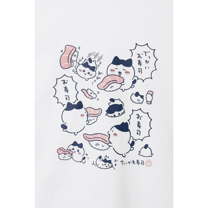 Chiikawa Chiikawa Sushi T-shirt Huge Sushi White