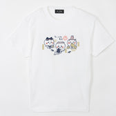 Chiikawa Chiikawa Sushi T-shirt Wasabi/Soy Sauce/Gari White