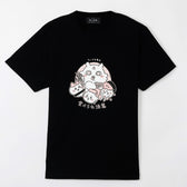 Chiikawa Chiikawa Sushi T-shirt Beware of Being Eaten Black