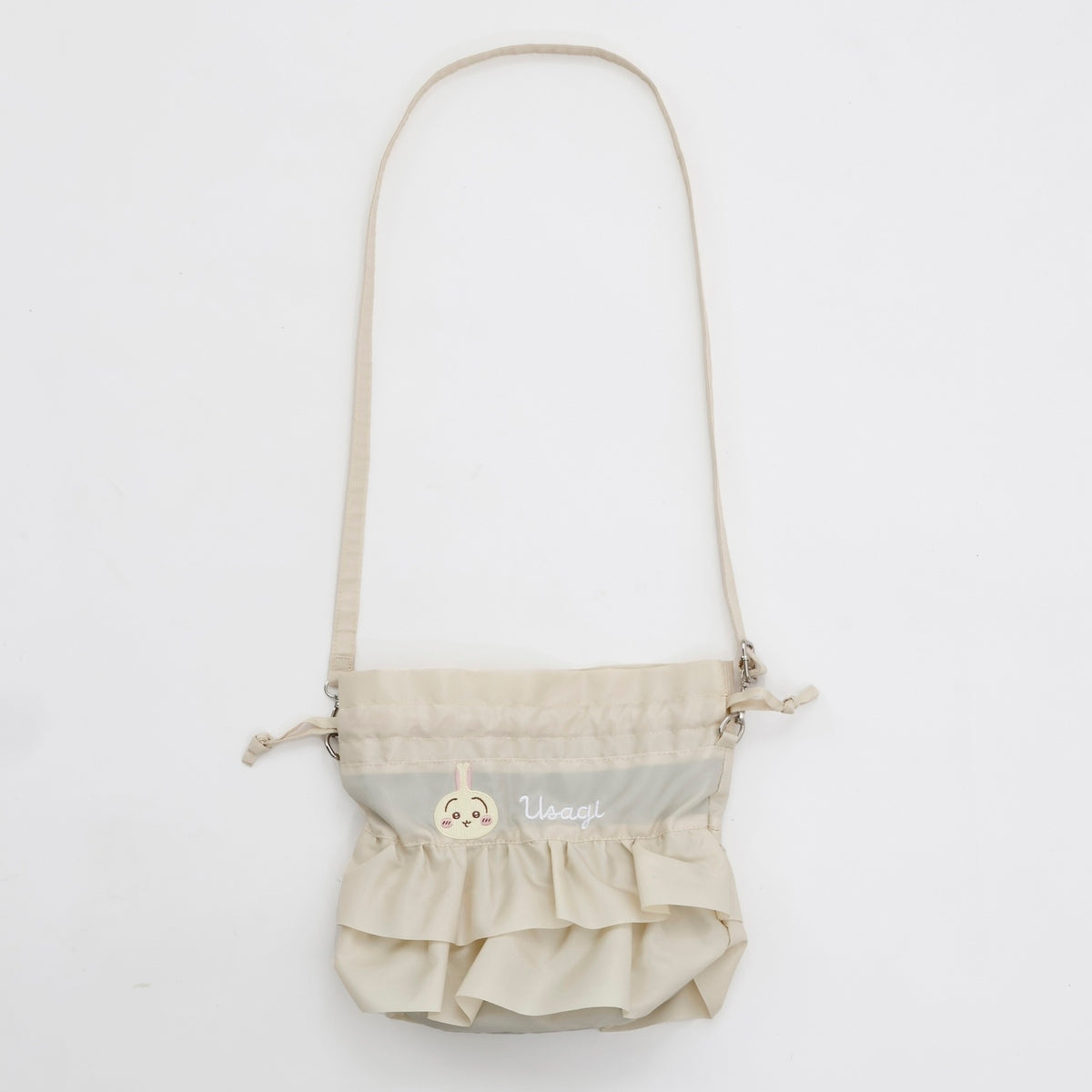 ちいかわ フリルショルダーバッグ うさぎ ベージュ
