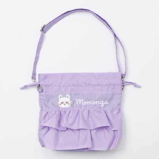 Chiikawa Frill Shoulder Bag Momonga Purple 