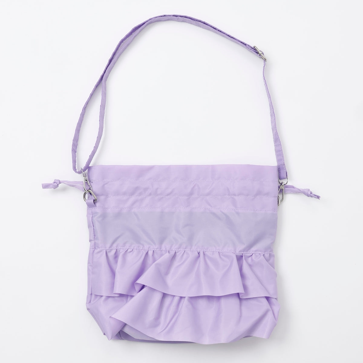 ちいかわ フリルショルダーバッグ モモンガ パープル