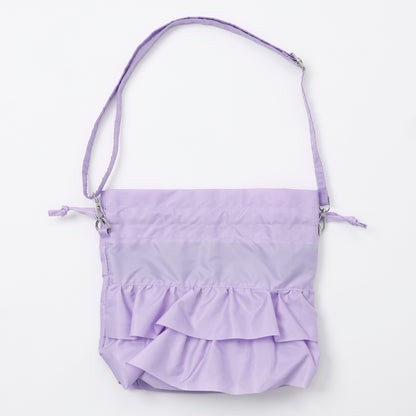 ちいかわ フリルショルダーバッグ モモンガ パープル