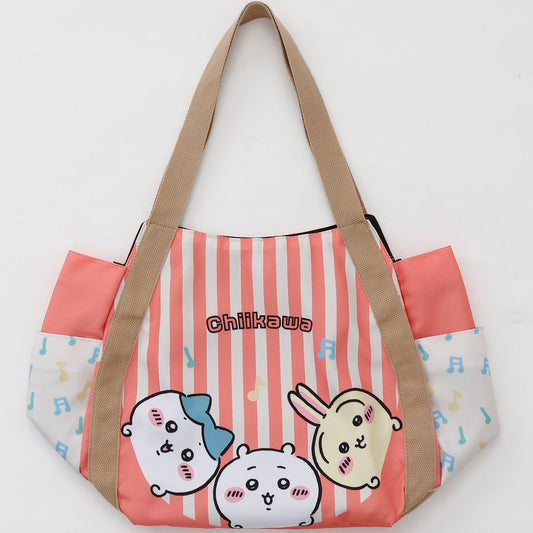 Chiikawa Balloon Bag Stripe Pink