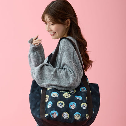 Chiikawa Balloon Bag Dot Black