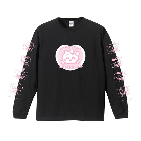 Chiikawa Magical Chiikawa L/S T-Shirt Post-Transformation Black