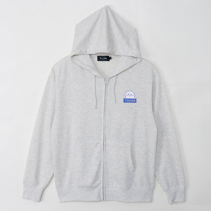 ちいかわ ZIPパーカー YADA！ ミックスグレー