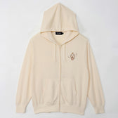 Chiikawa ZIP Hoodie Urayahabouzu Cream