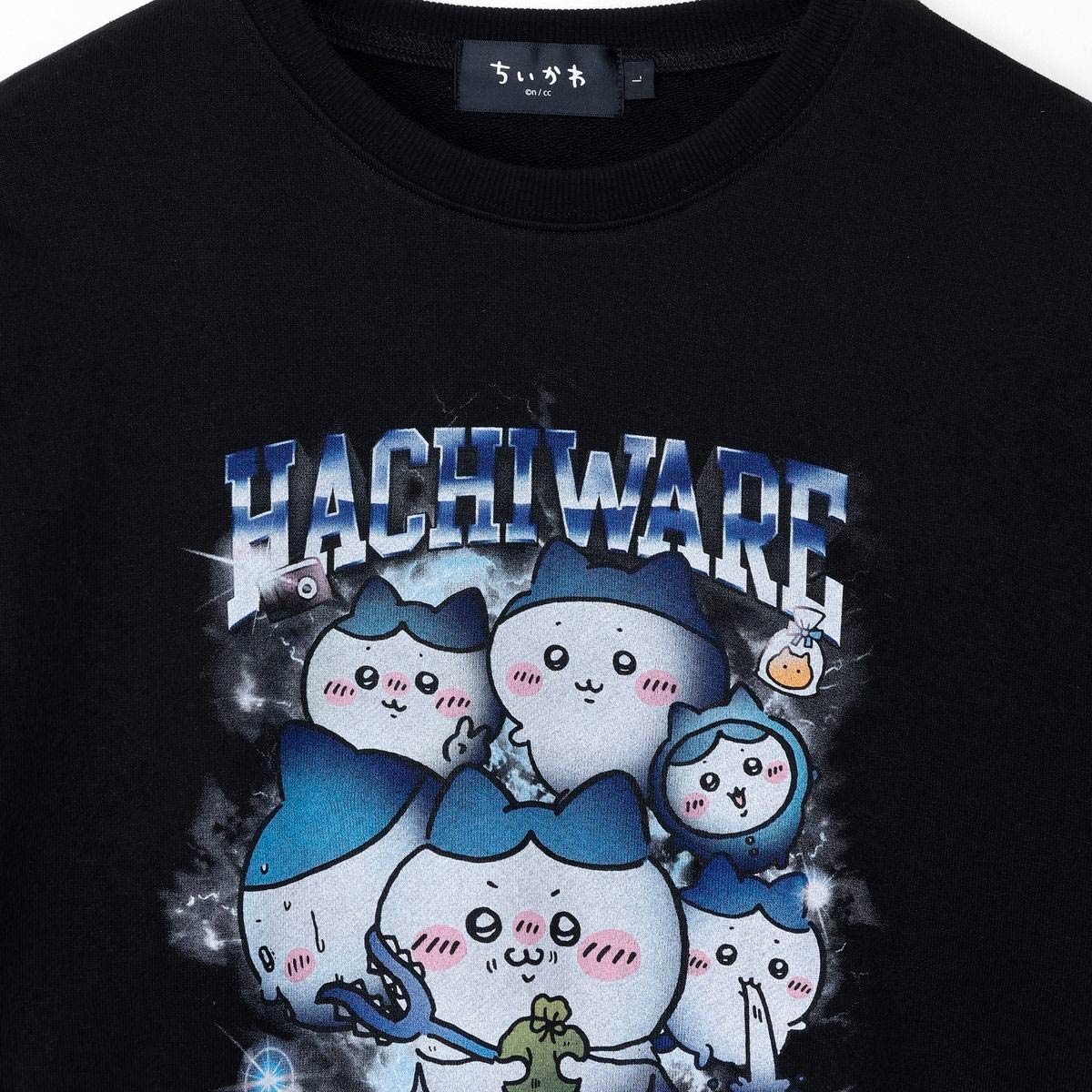 吉伊卡哇 休閒衛衣 HACHIWARE EVERYDAY 黑色