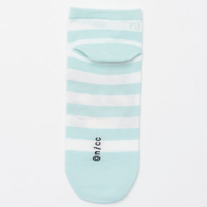 吉伊卡哇 中筒襪 古本屋Peace 天藍條紋