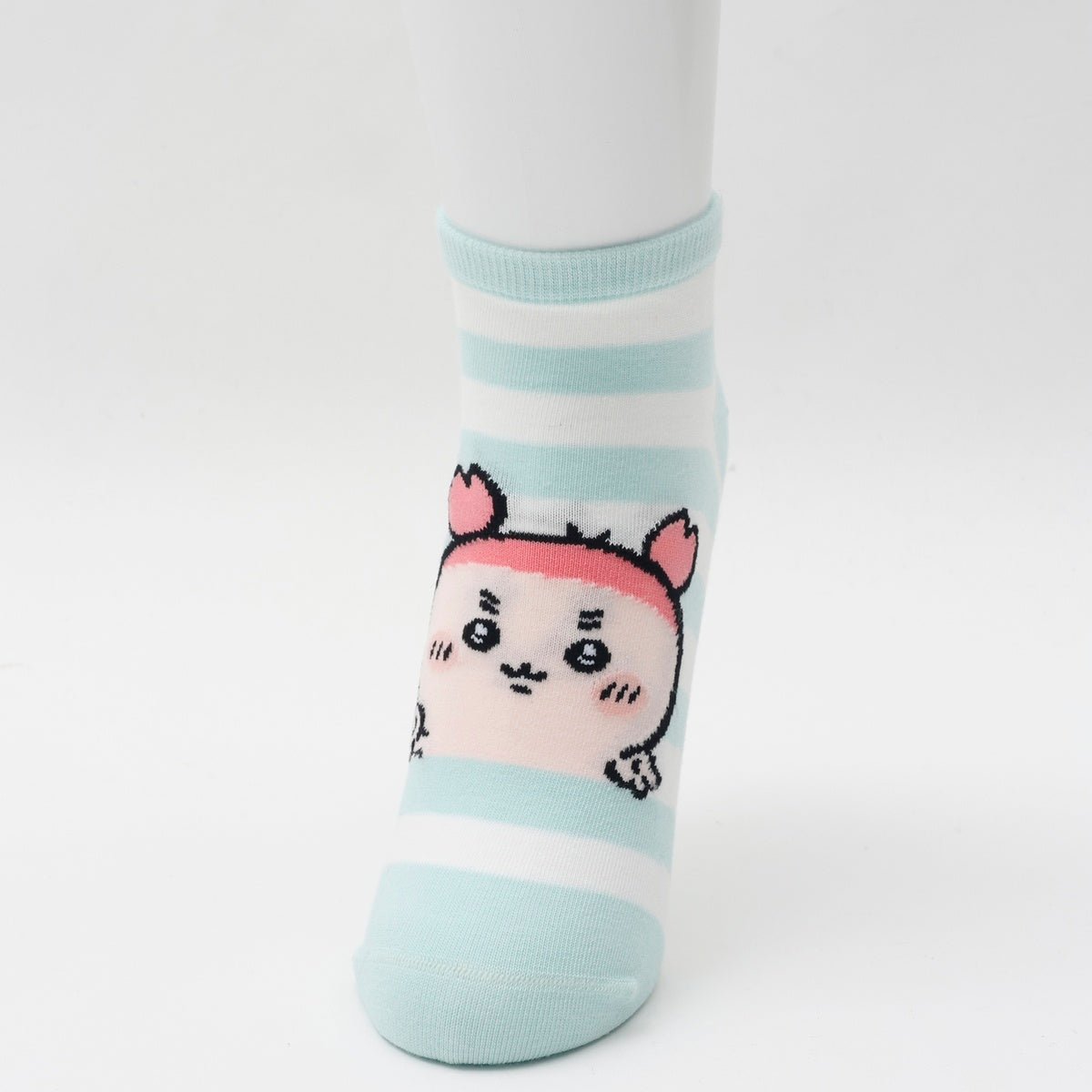 吉伊卡哇 中筒襪 古本屋Peace 天藍條紋