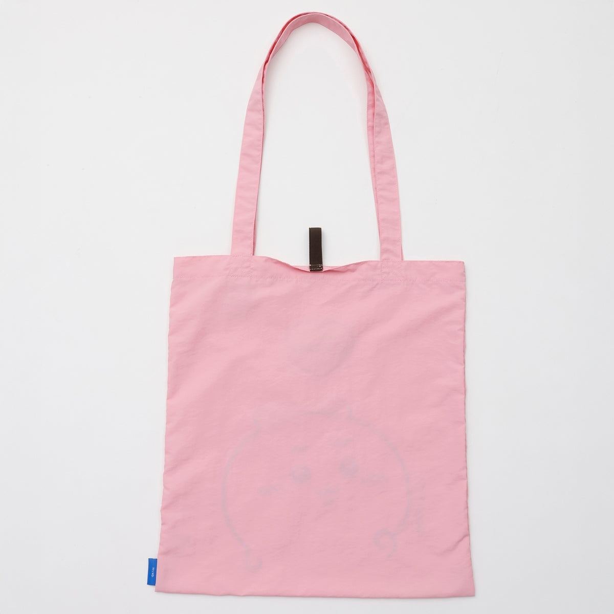 ちいかわ 刺繍トートバッグ ちいかわハート ピンク  (刺繍キーホルダー付)