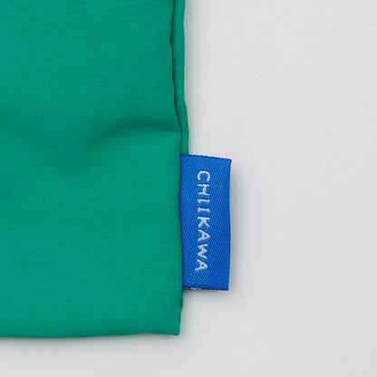 ちいかわ 刺繍トートバッグ くりまんじゅうハート グリーン  (刺繍キーホルダー付)