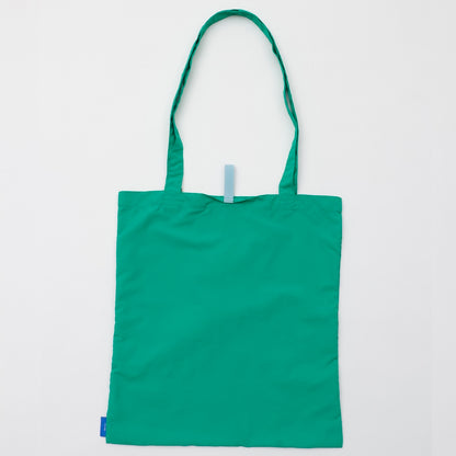 ちいかわ 刺繍トートバッグ くりまんじゅうハート グリーン  (刺繍キーホルダー付)