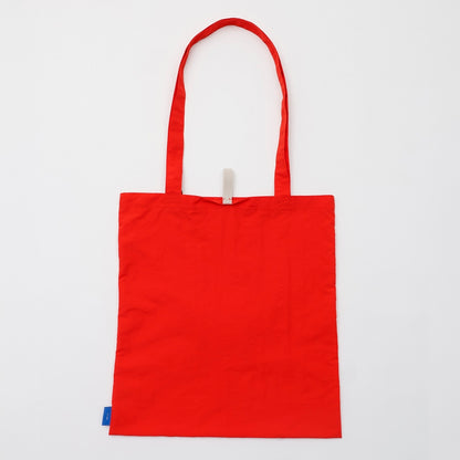 ちいかわ 刺繍トートバッグ ちいかわの毎日 レッド  (刺繍キーホルダー付)