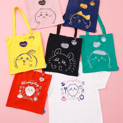 치이카와 티셔츠 치이카와의 매일 화이트