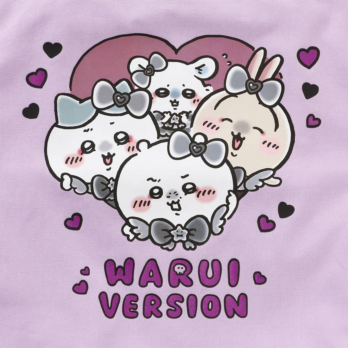 Chiikawa Magical Chiikawa Tote Bag Evil Version All Lavender