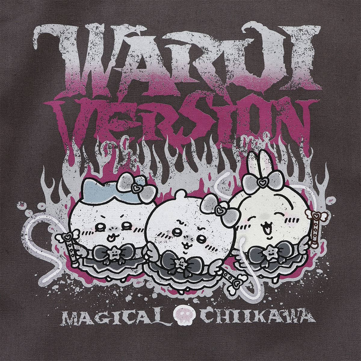 ちいかわ まじかるちいかわ トートバッグ 悪いバージョンだ 3人 スミ