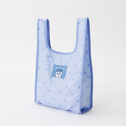 Chiikawa Eco Bag Heart Chocolate Hachiware Blue